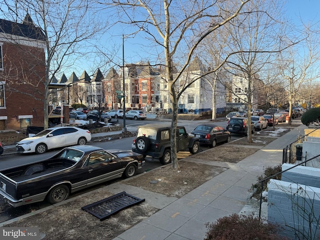 view of parking / parking lot