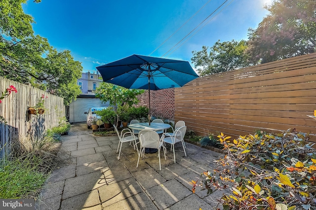 view of patio