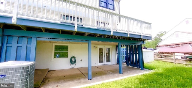 24625 Lunsford Ct, Damascus, MD 20872 - rear view of property with central air condition unit