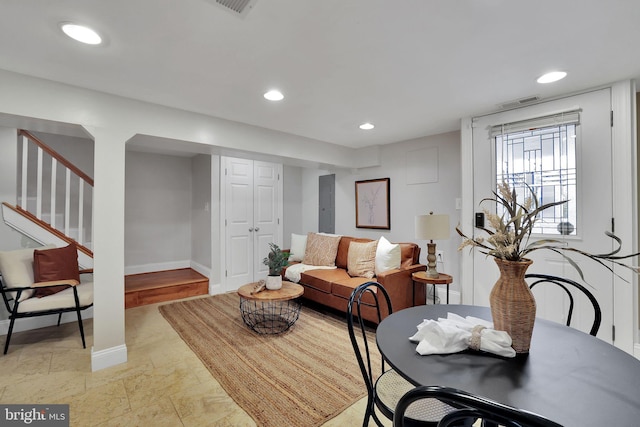 view of living room