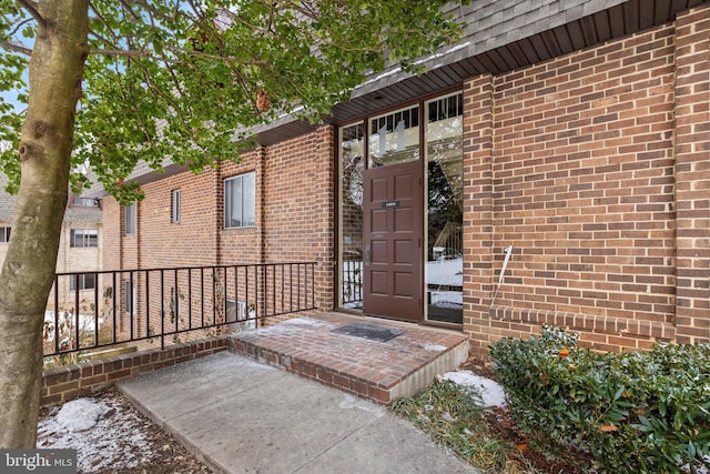 view of entrance to property