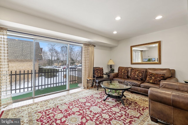 view of living room