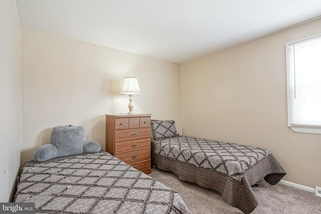 bedroom with carpet flooring