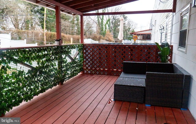 view of deck