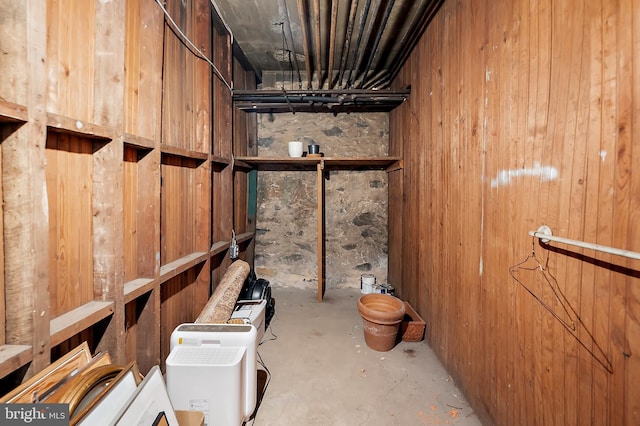 view of storage room