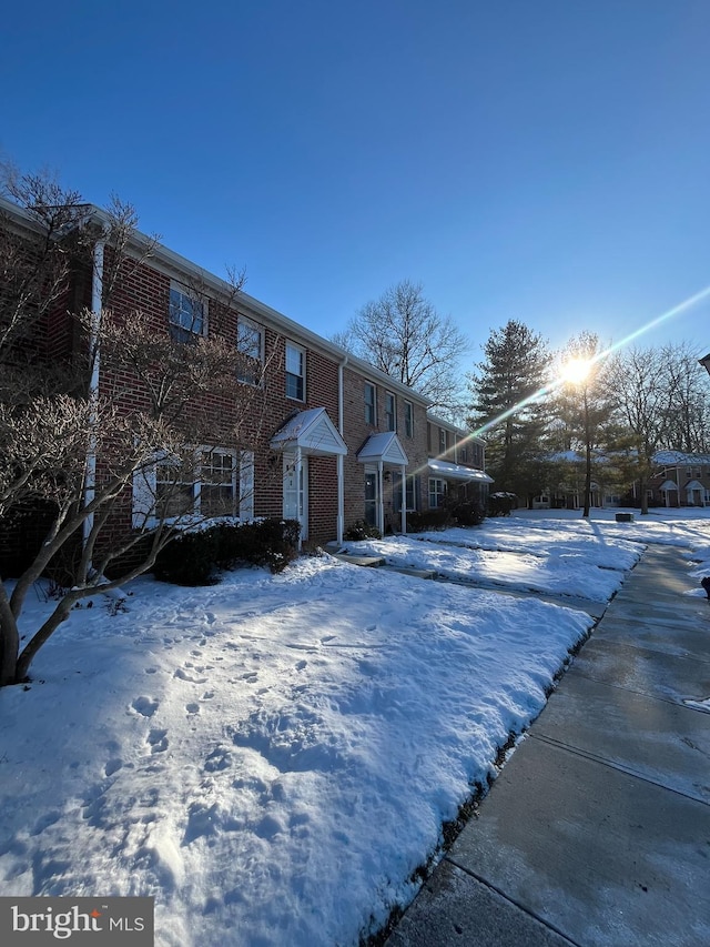 view of front of home