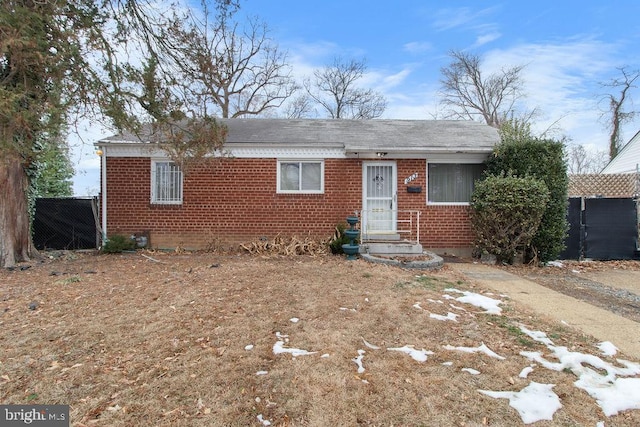 view of ranch-style home