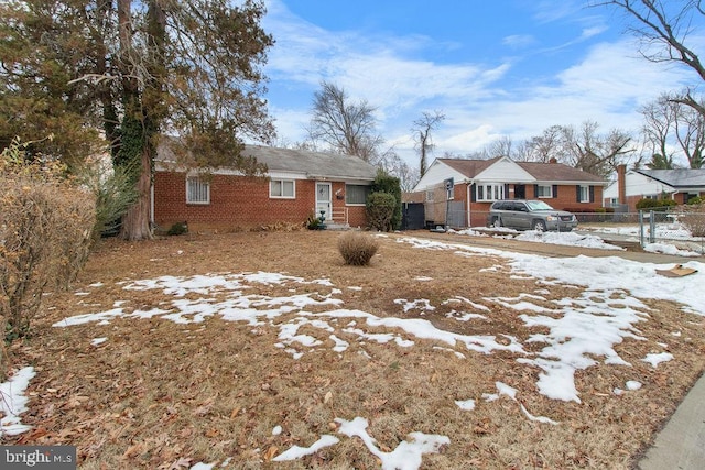 view of front of property