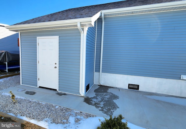 view of entrance to property