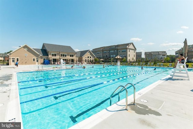 view of pool