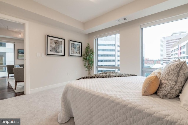 bedroom featuring carpet floors