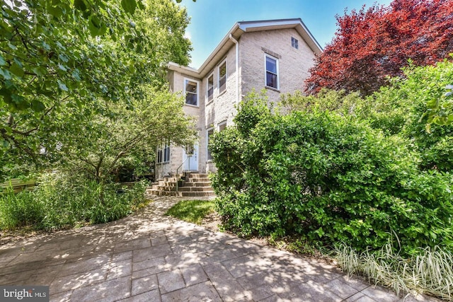 view of rear view of property