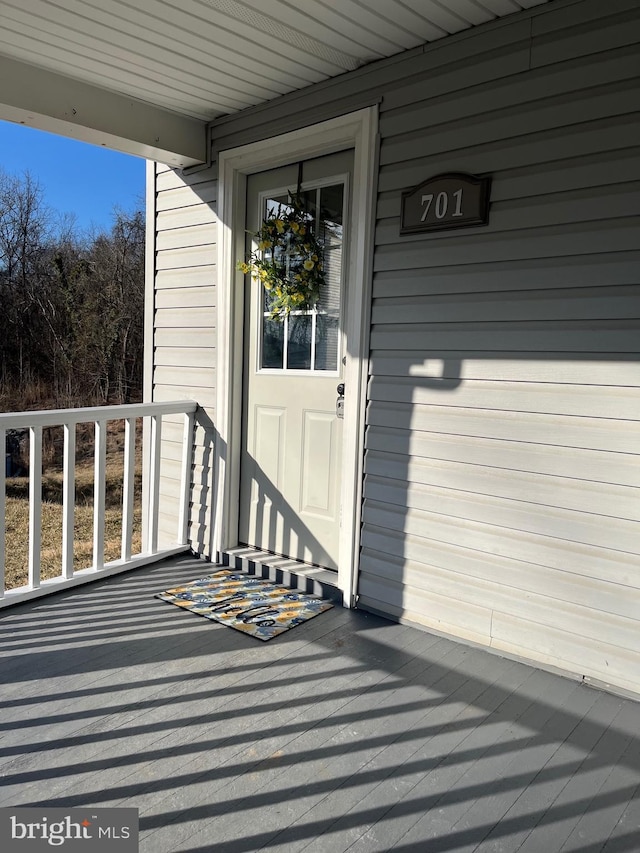 view of entrance to property