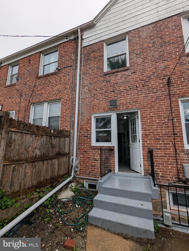 view of rear view of property