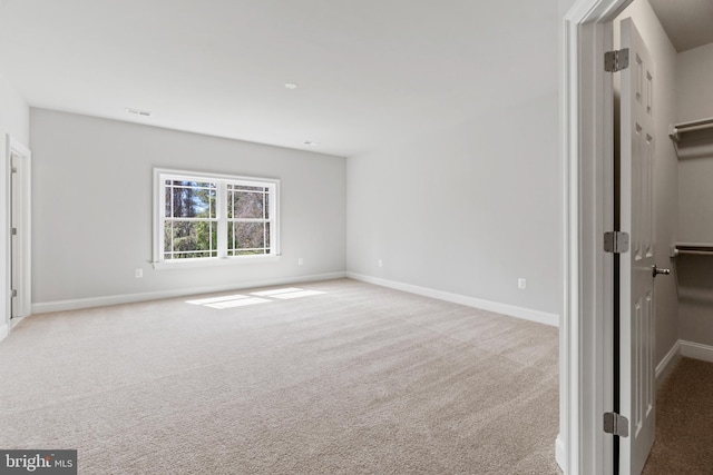 interior space with light colored carpet