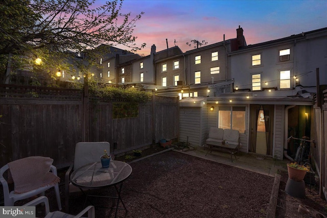 exterior space featuring a patio area