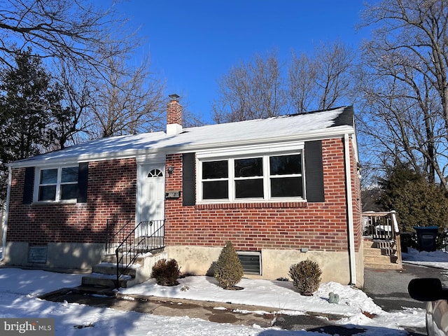 view of front of home