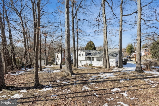 view of front of home