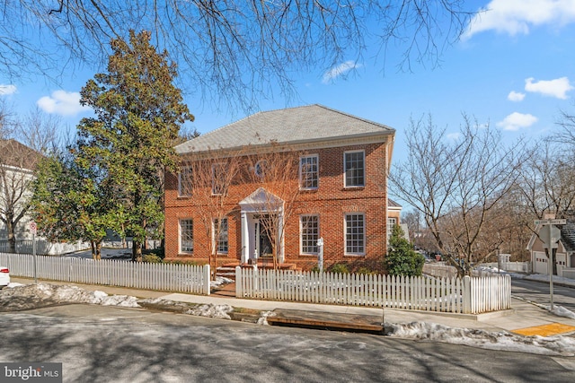 view of colonial inspired home