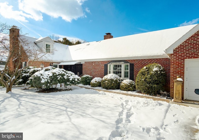 view of front of home