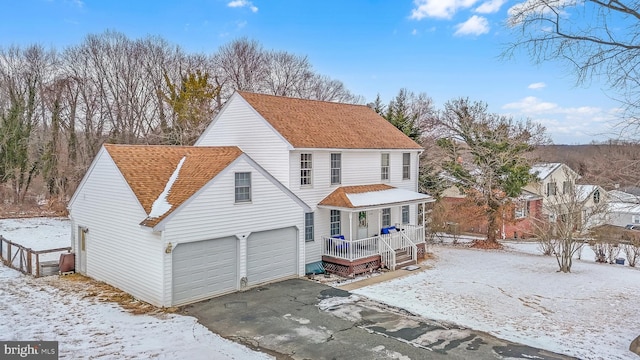 front of property featuring a porch