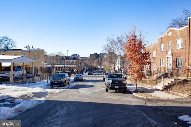 view of street