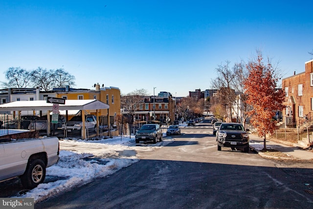 view of street