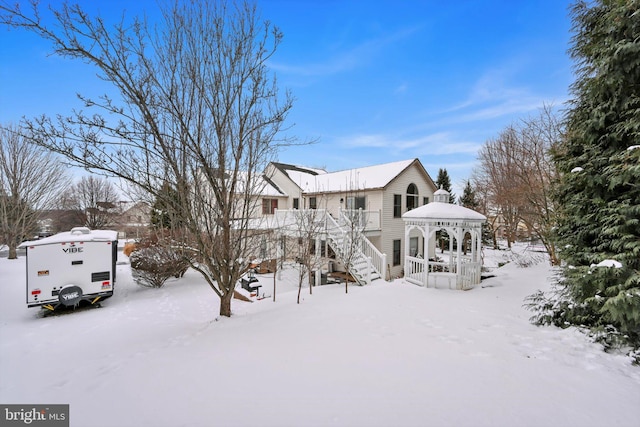 view of front of home