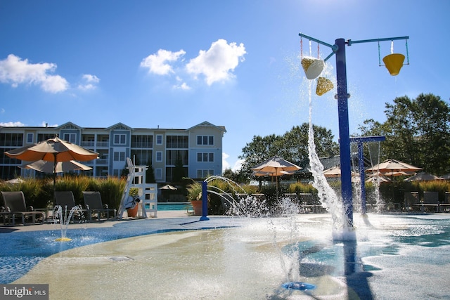 view of pool