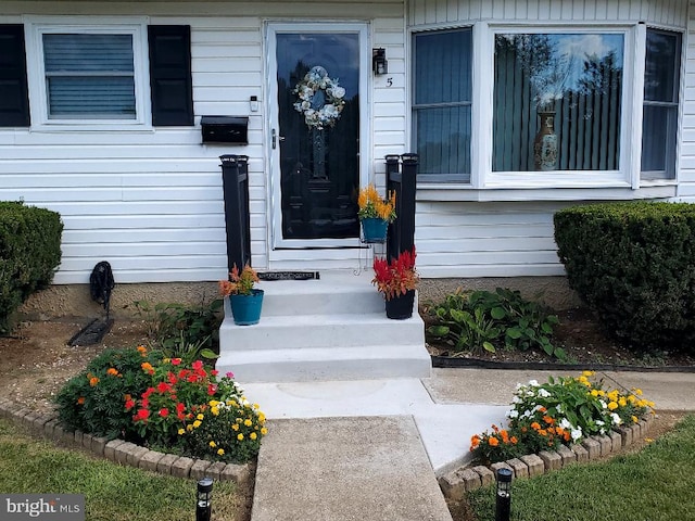 view of entrance to property