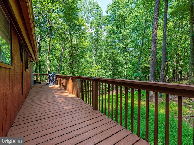 view of deck