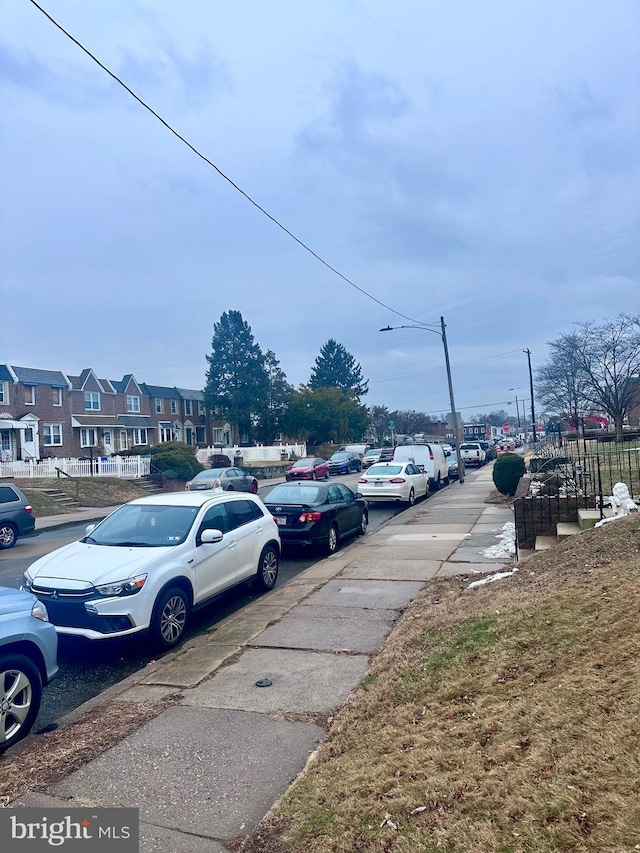 view of street