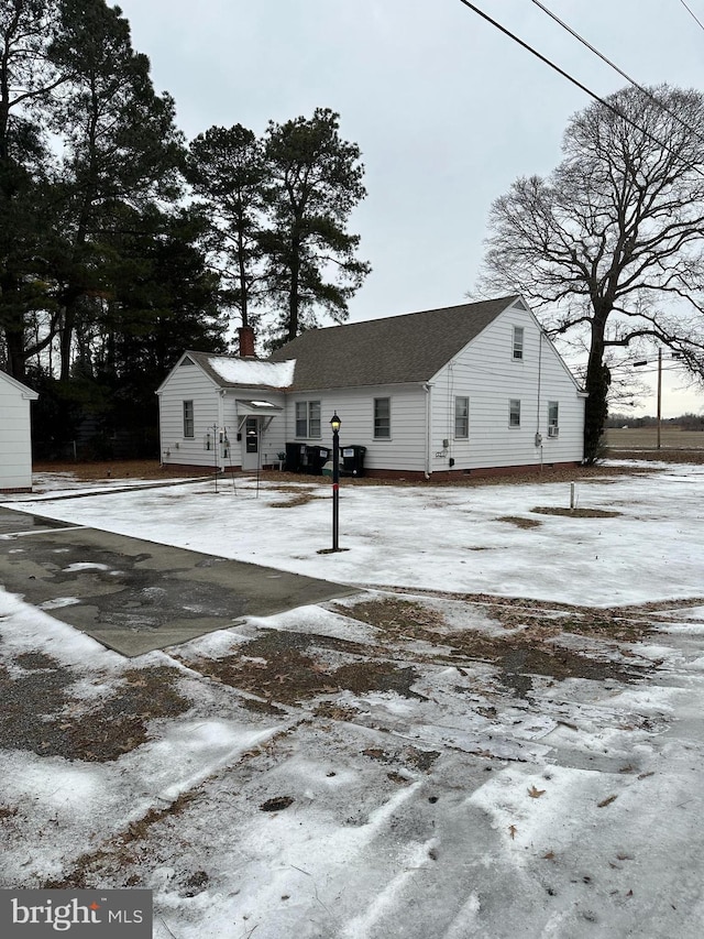 view of front of home