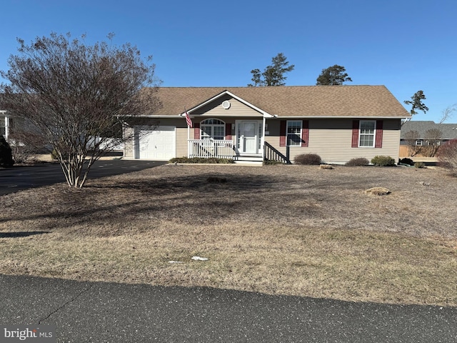 ranch-style house with a garage