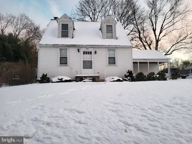 view of front of house