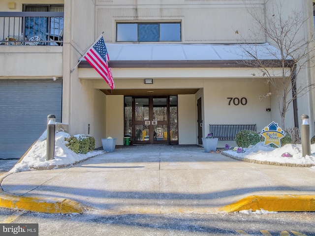 view of entrance to property