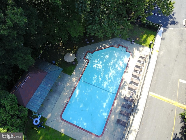 view of pool