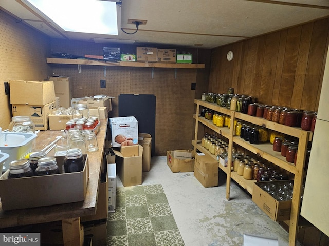 view of storage room