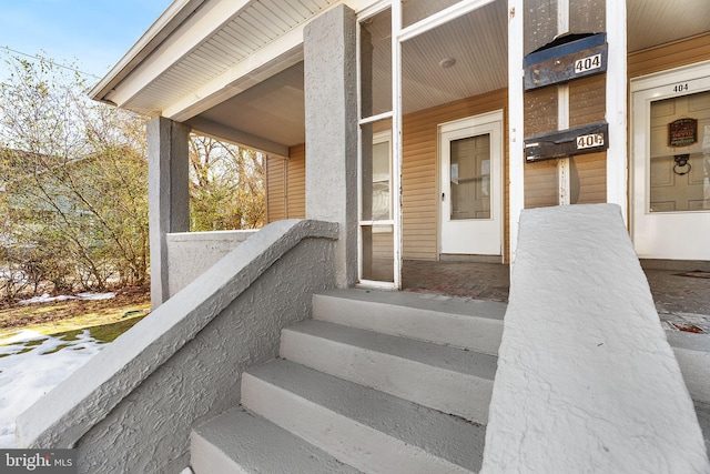 view of entrance to property