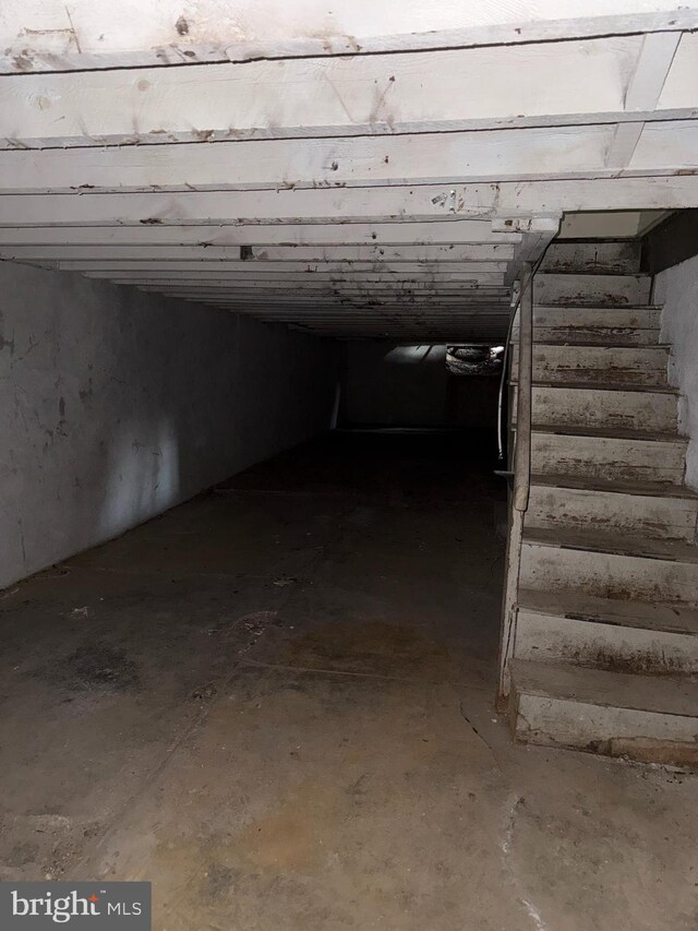 view of basement