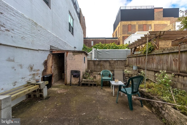 view of patio