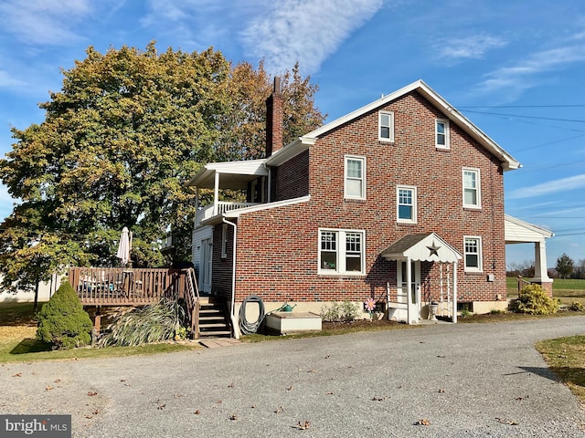 view of front of property