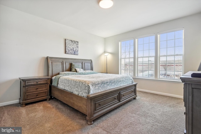 bedroom with carpet flooring