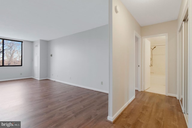 interior space featuring hardwood / wood-style flooring