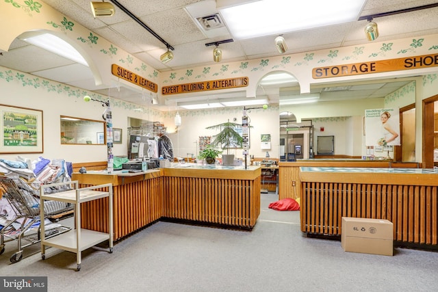 view of reception area