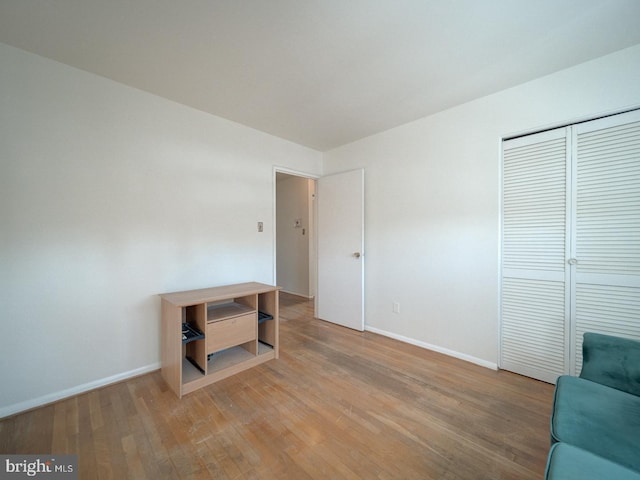 interior space featuring hardwood / wood-style flooring