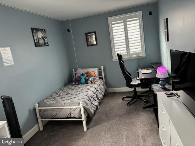 bedroom featuring carpet floors