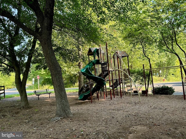 view of jungle gym