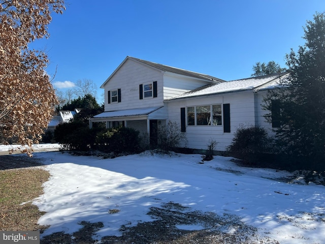 view of front of home