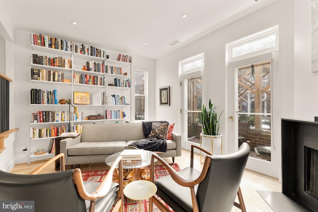 view of sitting room